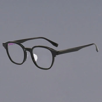Praça Fina Ultraleve Acetato De Óculos De Moldura Para As Mulheres De Negócios De Moda Eyewear Óptico Transparente Óculos De Leitura Para Homens