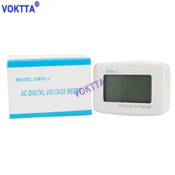 DM55-1 Dígito Voltímetro AC Display LCD Digital Soquete Testador de Parede Voltímetro UE-NOS em Casa de Aparelho Elétrico Plug